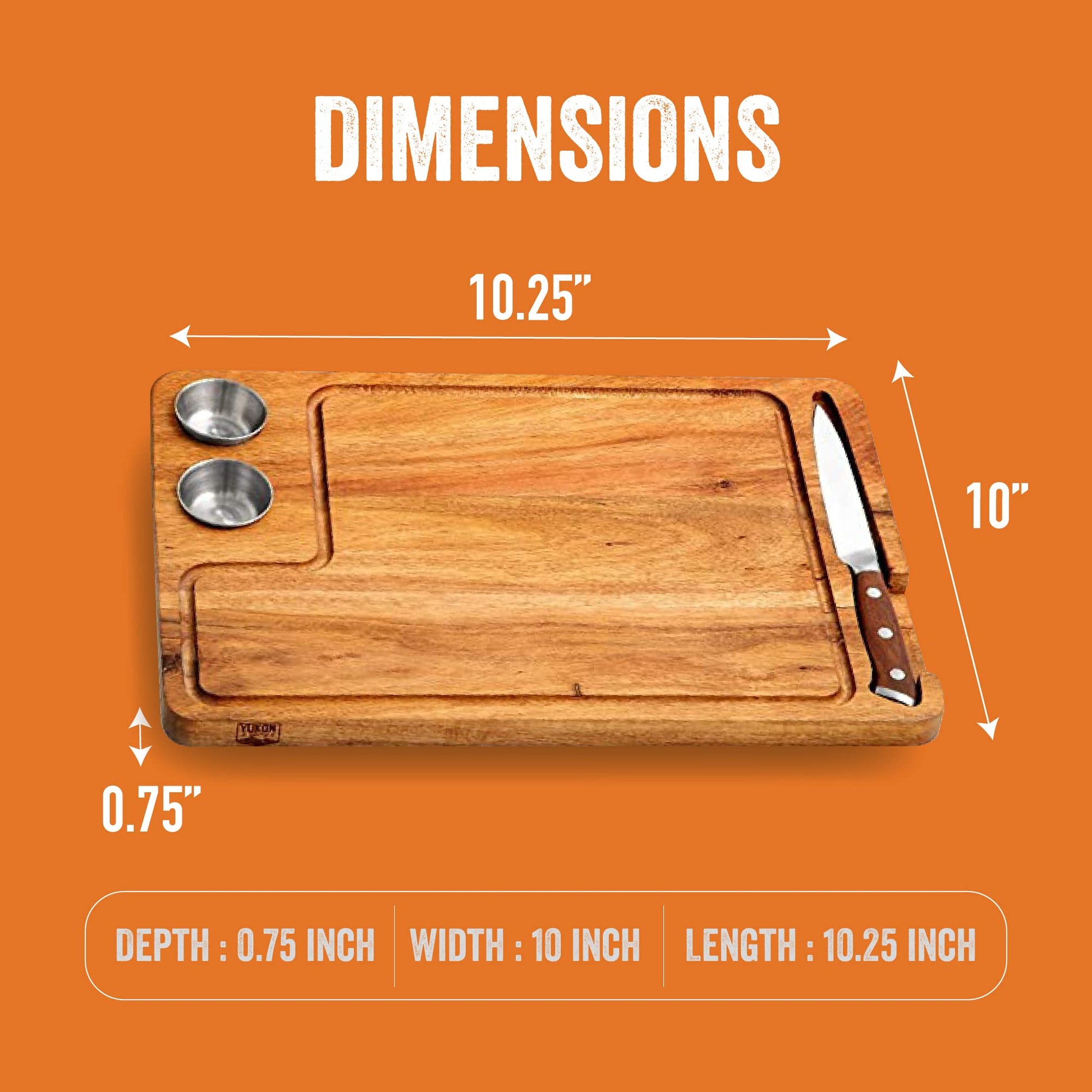 Acacia Wood Steak Board