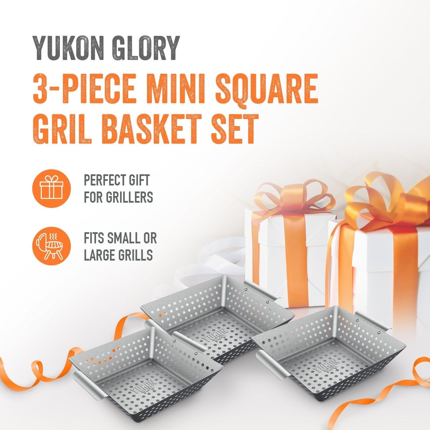 Yukon Glory Mini Square Grill Baskets  from Yukon Glory