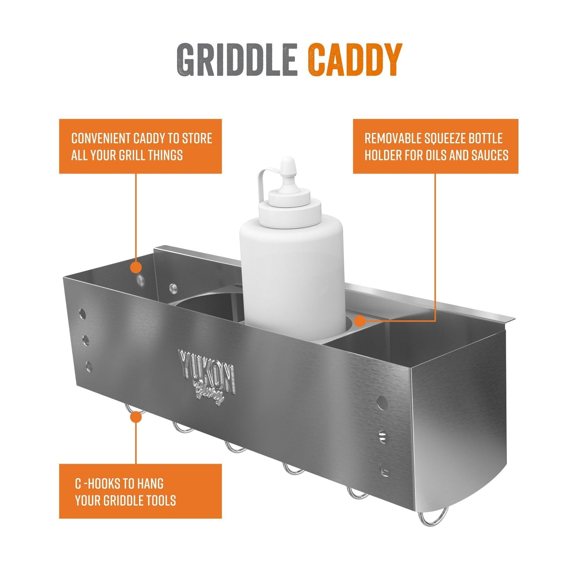 Condiment Caddy for Charbroil Griddles