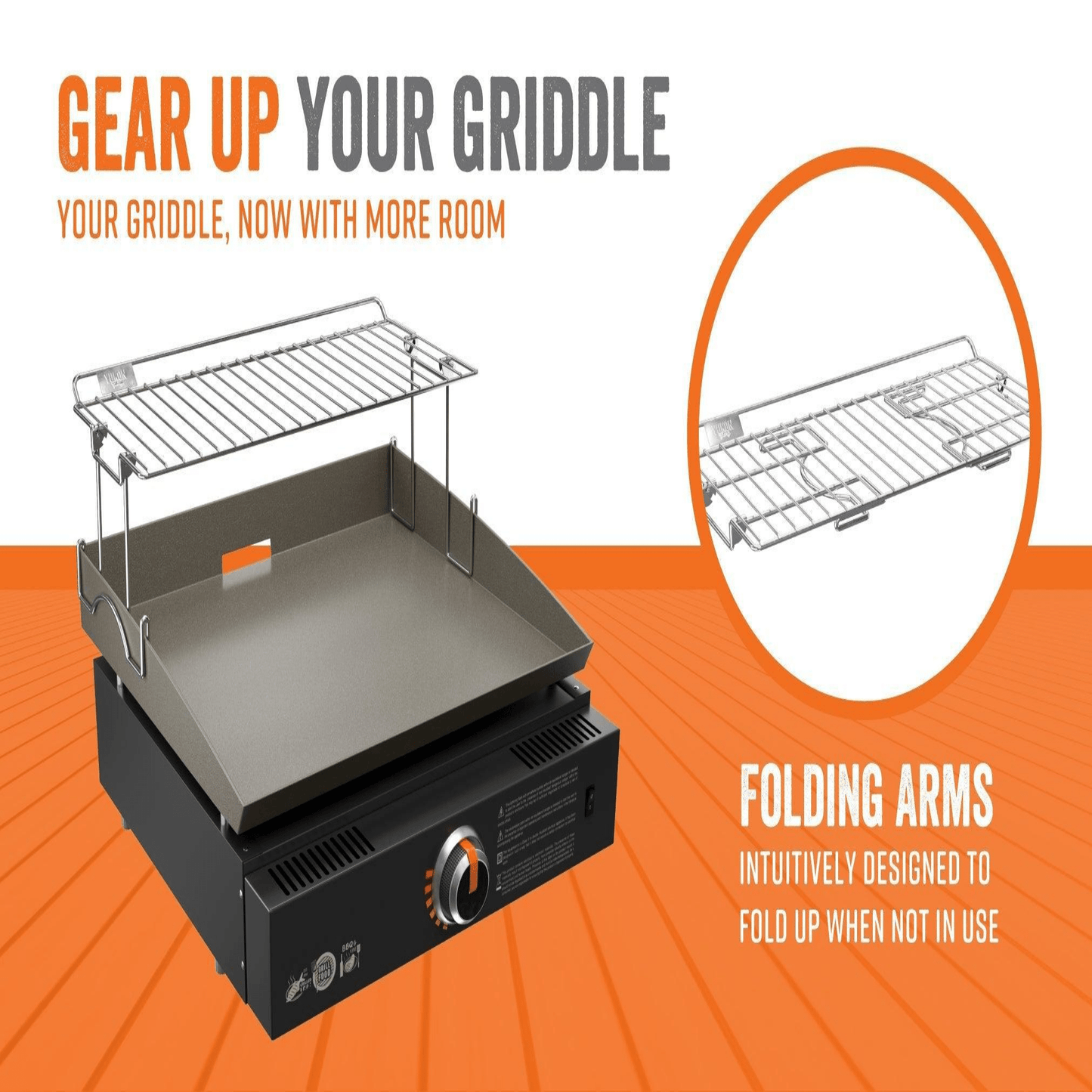 17" Griddle Warming Rack