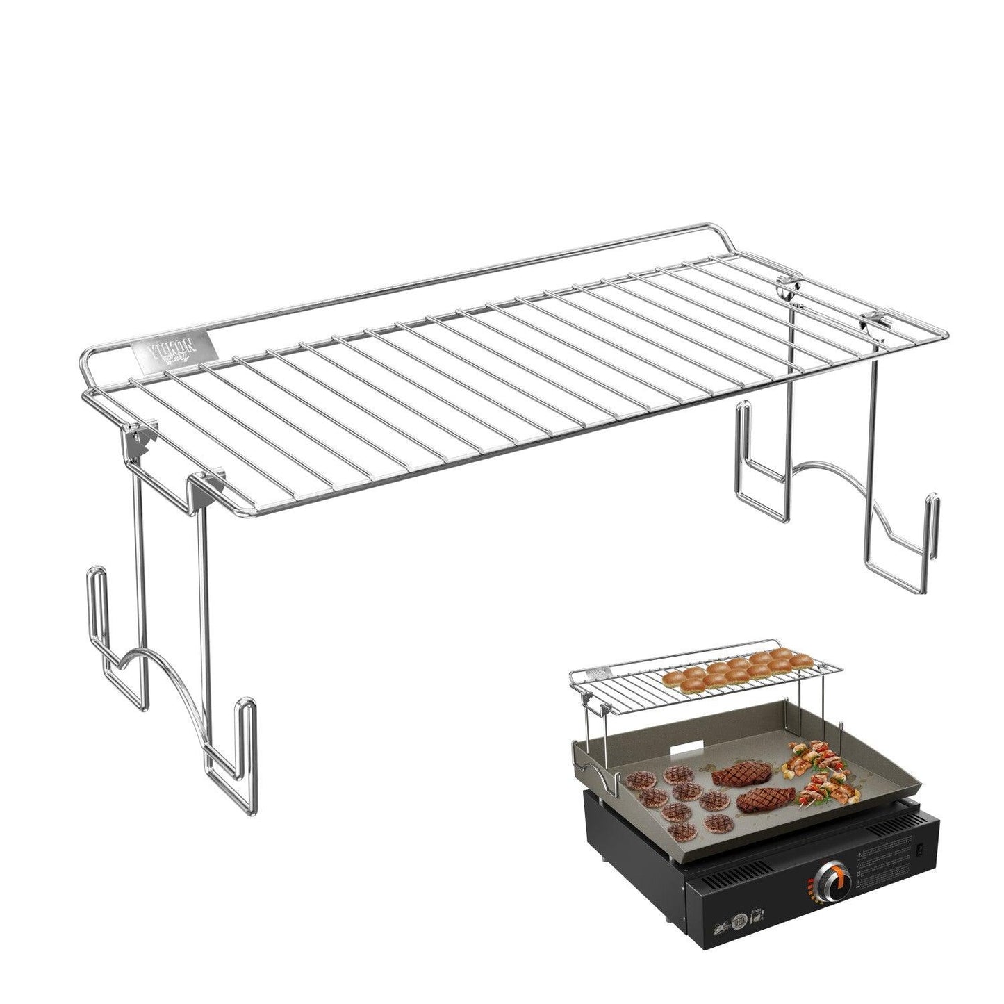 17" Griddle Warming Rack