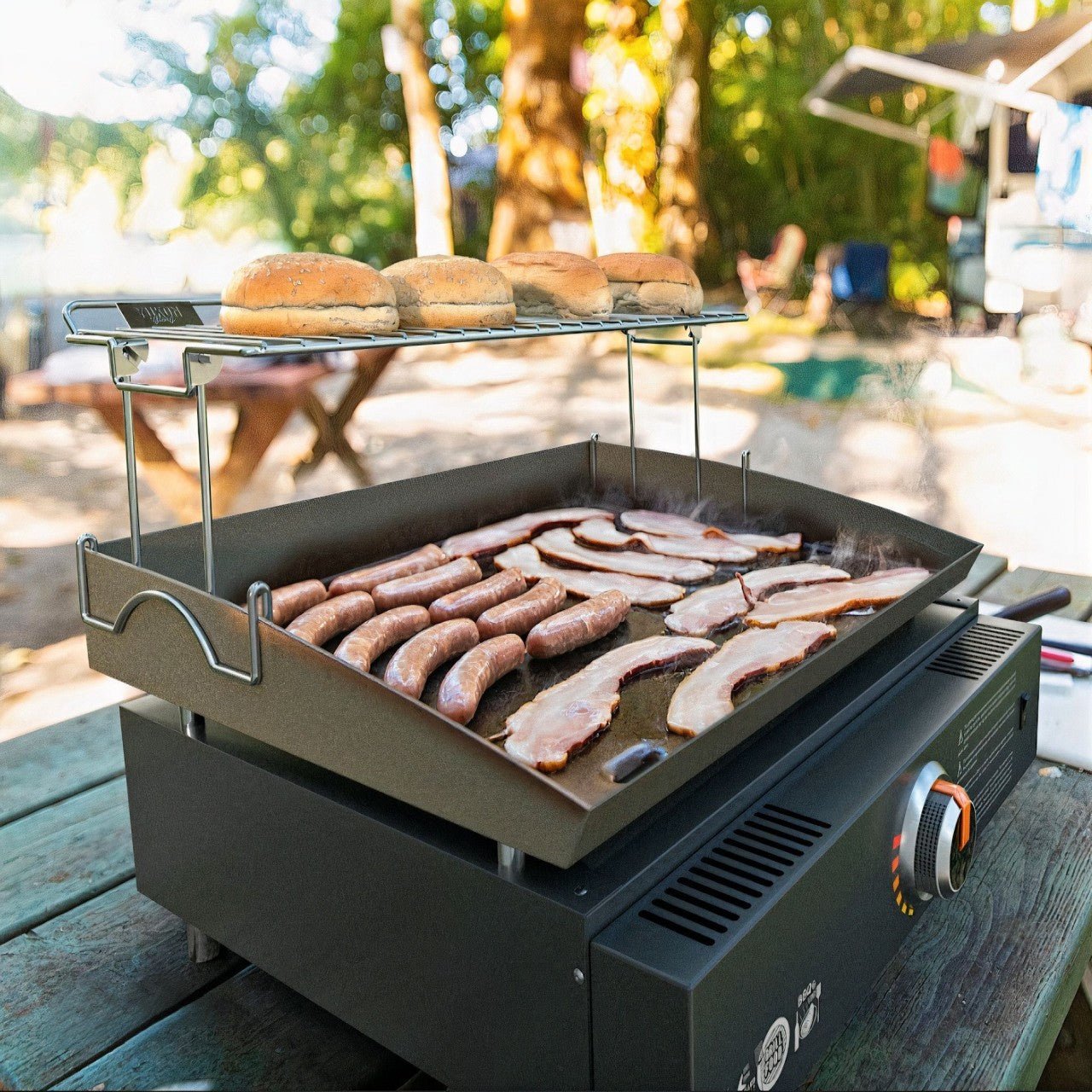 17" Griddle Warming Rack