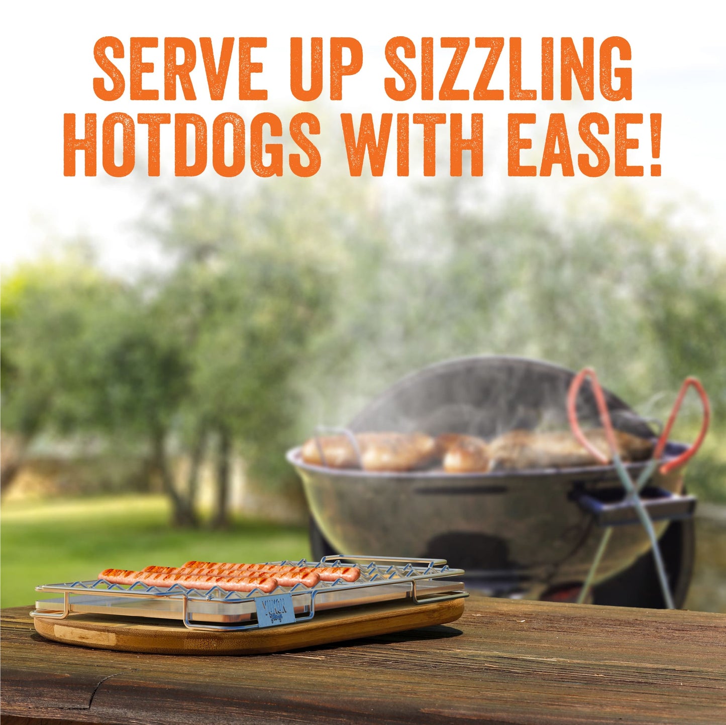 Hot Dog Serving Tray