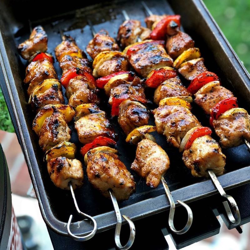 Bbq kebab rack best sale