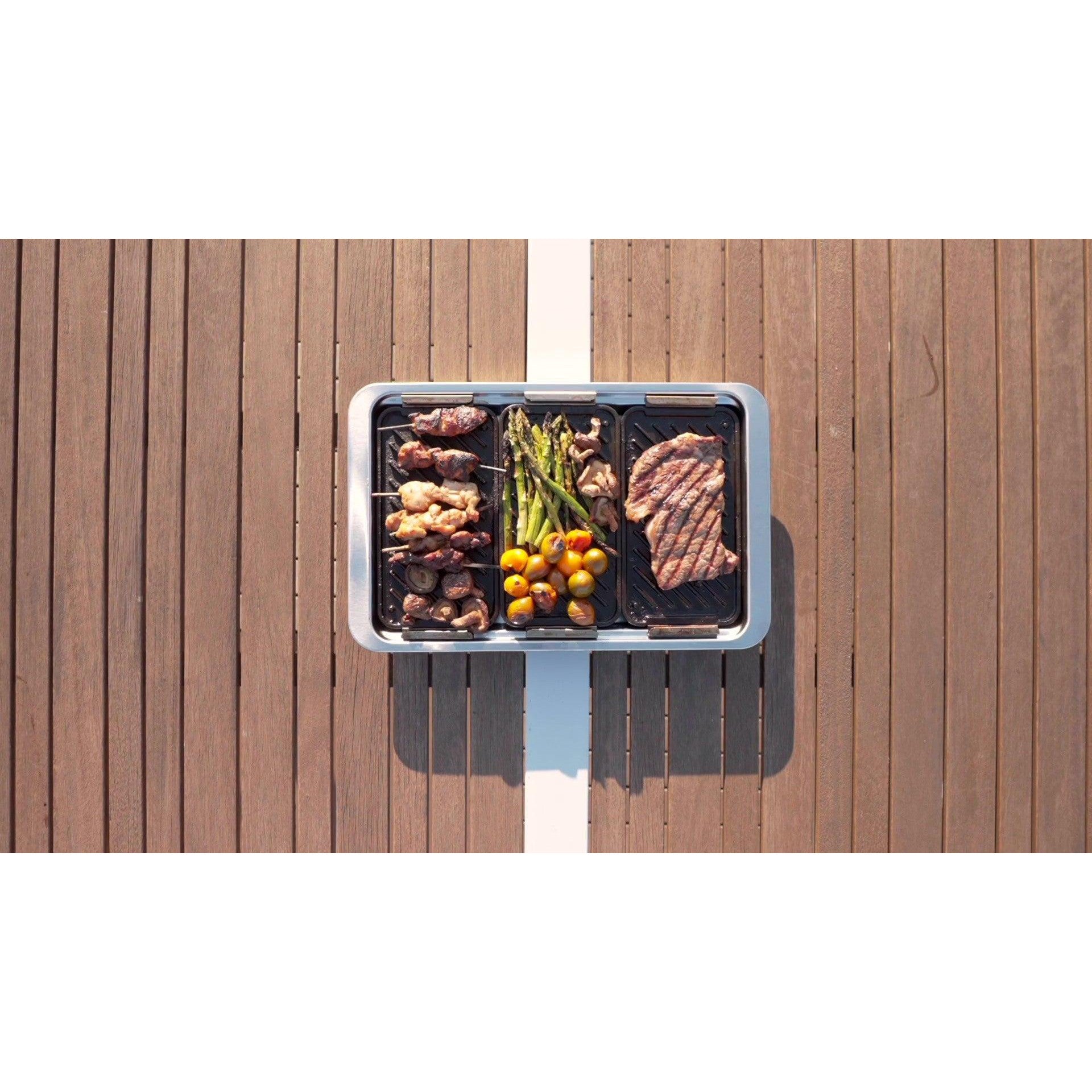 Premium Cast Iron Tray Set: 3 Count