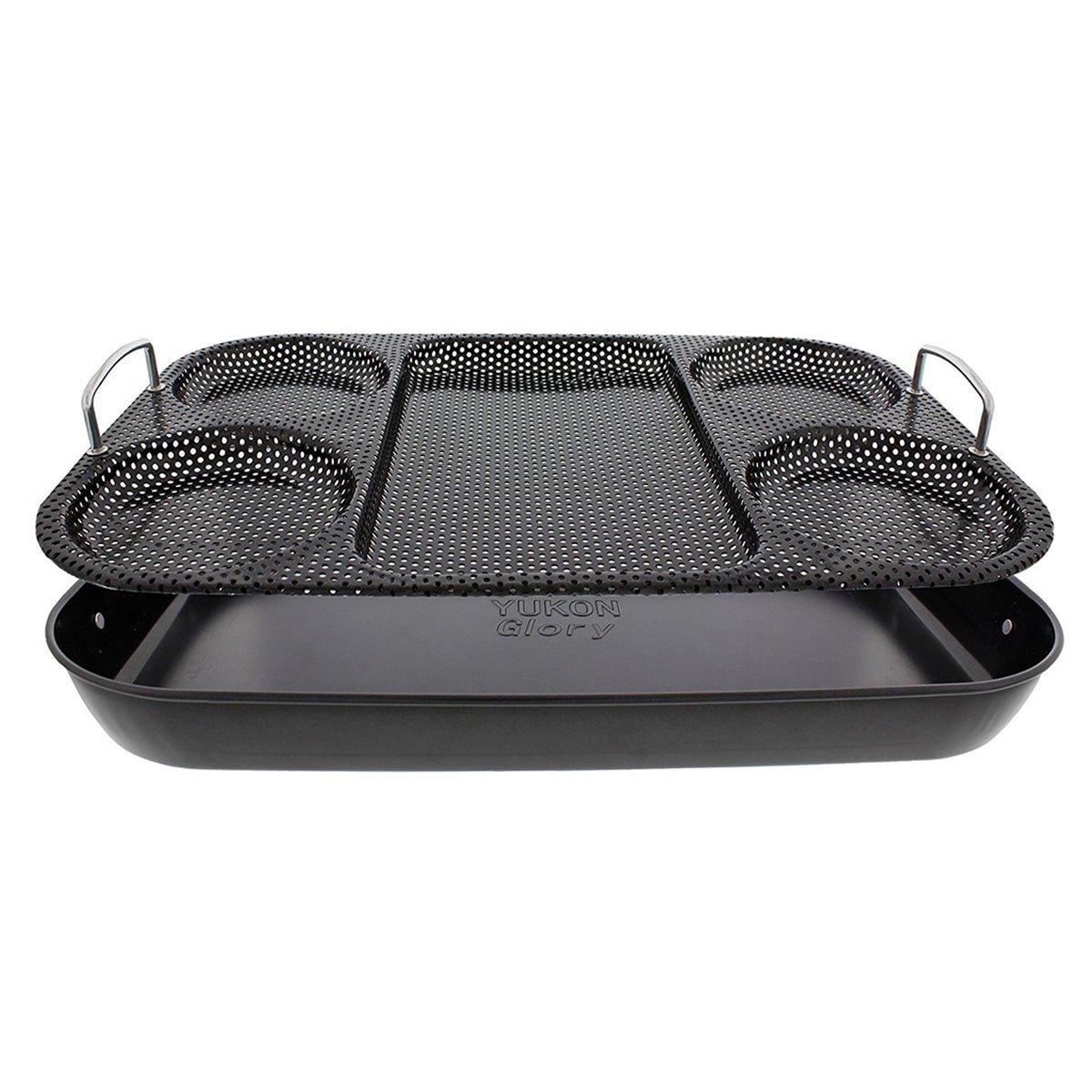 BBQ Serving Tray and Drip Pan