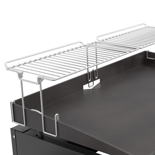 stainless steal warming rack on 36 blackstone griddle