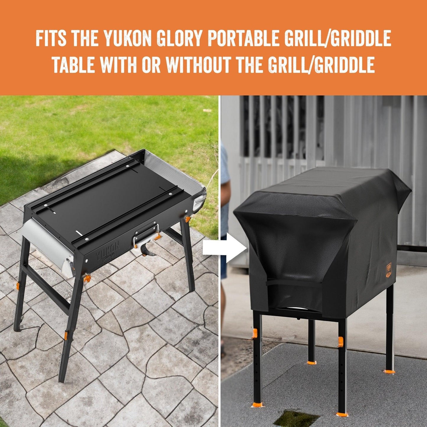 Yukon Glory Universal Portable Grill Cover – Weather Resistant  from Yukon Glory