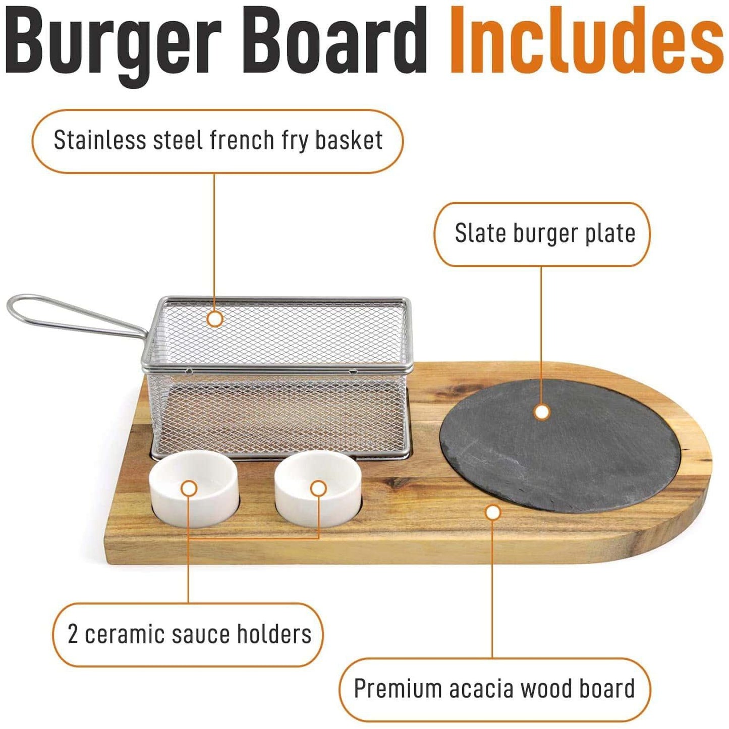 Yukon Glory Premium Burger Board  from yukonglory