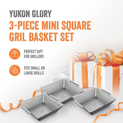 Yukon Glory Mini Square Grill Baskets